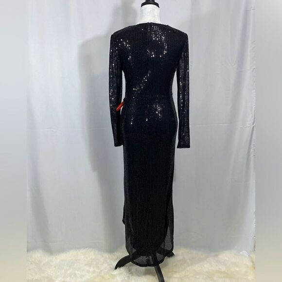 Mac Duggal Ieena Sequin Knotted Midi Dress size 6 - Picture 11 of 13